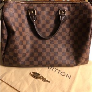Louis Vuitton Speedy 35 Damier Ebene